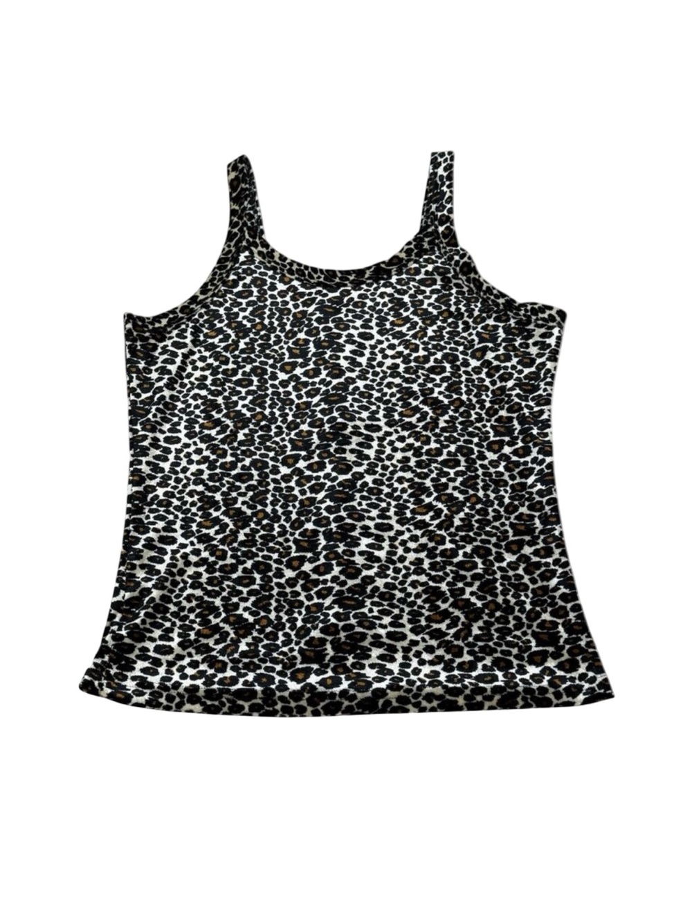 Vintage 90s Lani Cheetah Print Stretch Velvet Tank Top
